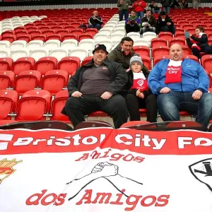 Bristol City Fans Gather at New York Stadium for Rotherham United Match, 2015 Bristol City Fans Gather at New York Stadium for Rotherham United Match, 2015
