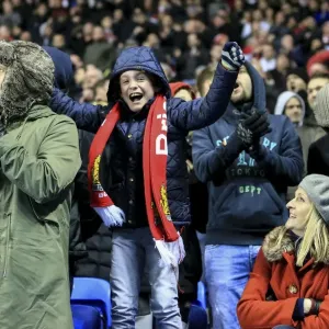 Bristol City Fans Goal Celebration: Reading vs. Bristol City, Sky Bet Championship (November 2016)