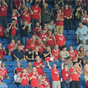 Bristol City Fans at Hillsborough Stadium during Sheffield Wednesday vs. Bristol City Match, Sky Bet Championship (August 8, 2015)