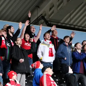 Bristol City Fans at Hull City vs. Bristol City, Sky Bet Championship (02.04.2016)