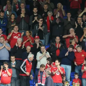 Bristol City Fans at Ipswich Town Match, Sky Bet Championship (September 2015)