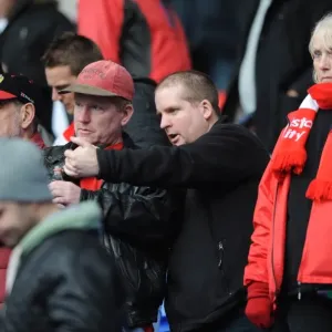 Bristol City Fans at Macron Stadium, 07-11-2015: Bolton Wanderers vs. Bristol City, Sky Bet Championship Bristol City Fans at Macron Stadium, 07-11-2015: Bolton Wanderers vs. Bristol City, Sky Bet Championship