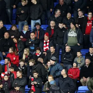 Bristol City Fans at Madejski Stadium, 2016 - Sky Bet Championship Match