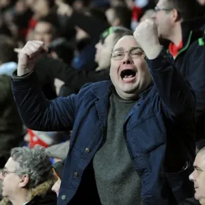 Print of Bristol City Fan's Passion at The Hawthorns