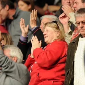 Bristol City Fan's Passion at Ipswich Town Match, Sky Bet Championship (September 2015)