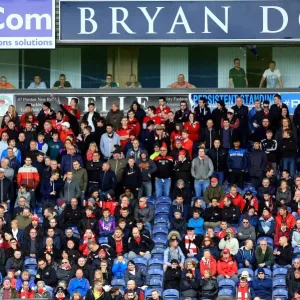 Bristol City Fans Passionate Support at Ewood Park during Sky Bet Championship Match, April 2016 Bristol City Fans Passionate Support at Ewood Park during Sky Bet Championship Match, April 2016