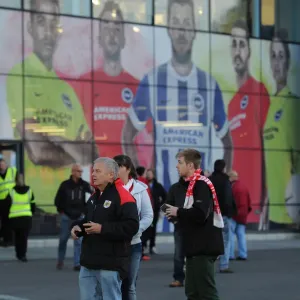 Bristol City Fans Print at Brighton's American Express Community Stadium Bristol City Fans Print at Brighton's American Express Community Stadium