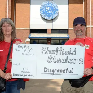 Bristol City Fans Protest Sky Bet Championship Ticket Prices at Sheffield Wednesday Match