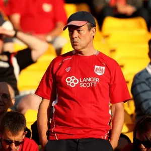 Bristol City Fans Rally at Carrow Road during Sky Bet Championship Match, August 2016 Bristol City Fans Rally at Carrow Road during Sky Bet Championship Match, August 2016