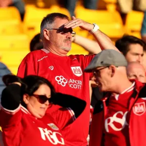 Bristol City Fans Rally at Carrow Road during Sky Bet Championship Match, August 2016 Bristol City Fans Rally at Carrow Road during Sky Bet Championship Match, August 2016