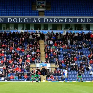 Bristol City Fans Rally at Ewood Park during Sky Bet Championship Match, April 2016 Bristol City Fans Rally at Ewood Park during Sky Bet Championship Match, April 2016
