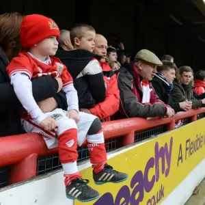 Bristol City Fans Rally Print at Griffin Park
