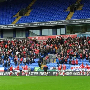 Bristol City Fans Rally at Macron Stadium during Sky Bet Championship Match against Bolton Wanderers Bristol City Fans Rally at Macron Stadium during Sky Bet Championship Match against Bolton Wanderers