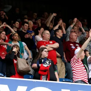 Bristol City Fans Rally at QPR vs. Bristol City, Sky Bet Championship (07.05.2016)