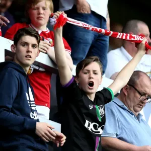 Bristol City Fans Rally at Queens Park Rangers vs. Bristol City, Sky Bet Championship (07.05.2016)