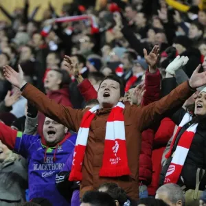 Bristol City Fans Rally at Stadium MK during MK Dons vs. Bristol City (February 7, 2015) Bristol City Fans Rally at Stadium MK during MK Dons vs. Bristol City (February 7, 2015)