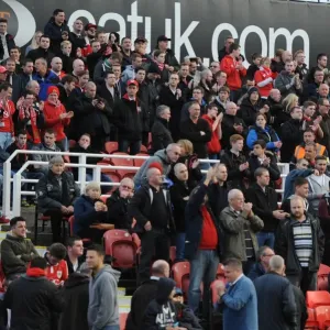 Bristol City Fans Rally at Swindon Town's County Ground, November 2014