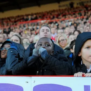 Bristol City Fans in Emotive Moment Print