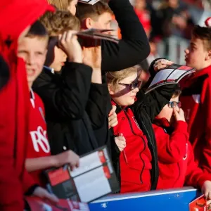 Bristol City Fans Soak Up Sunshine Before Derby County Match, 2016 (Ashton Gate Stadium)