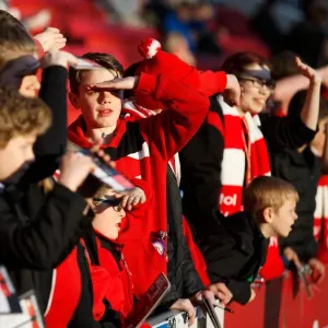 Bristol City Fans Soak Up Sunshine Before Derby County Showdown at Ashton Gate, 2016