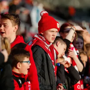 Bristol City Fans Soak Up Sunshine Before Derby County Showdown at Ashton Gate, 2016