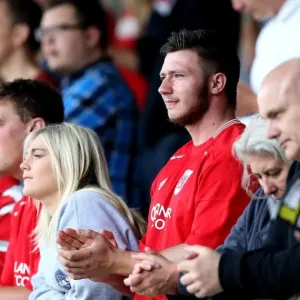 Bristol City Fans in Full Swing at Pirelli Stadium during Sky Bet Championship Match Bristol City Fans in Full Swing at Pirelli Stadium during Sky Bet Championship Match