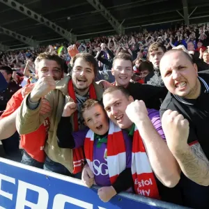 Bristol City Fans Thrilling Away Day at Chesterfield's Proact Stadium, 2015