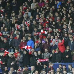 Bristol City Fans Print at The Hawthorns