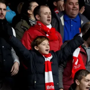 Bristol City Fans Unwavering Passion Print at The City Ground