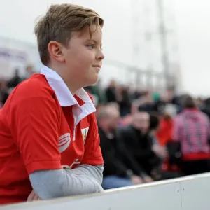 Bristol City Fan's Unwavering Passion at Swindon Town vs. Bristol City, Sky Bet League One (November 15, 2014)