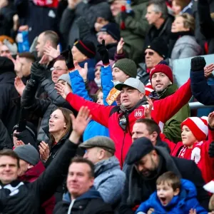 Bristol City Fans Go Wild Print, Championship Match Photo Bristol City Fans Go Wild Print, Championship Match Photo