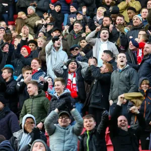 Bristol City Fans Go Wild Print Bristol City Fans Go Wild Print