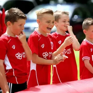 Bristol City FC: Engaging Fans with Community Foundation Activities at Pre-Season Friendly vs Hengrove Athletic