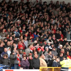 Bristol City FC Fans Print at Cardiff City Stadium