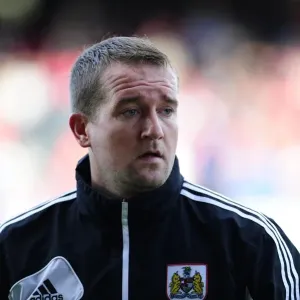 Bristol City FC: Goalkeeping Coach Lee Kendall Focuses at Selhurst Park during Crystal Palace vs Fulham Match, 2013