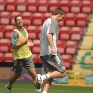 Bristol City FC: Keogh and Russell in Training (07-08)