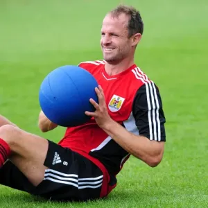Bristol City FC Print: Louis Carey Leads Pre-Season Training Bristol City FC Print: Louis Carey Leads Pre-Season Training