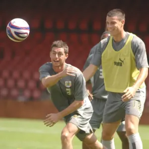 Bristol City FC: McAllister and Vasko in Training (07-08)