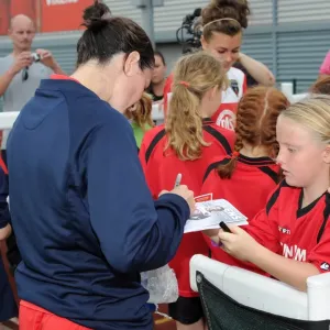 Bristol City FC: Natalia Pablos Sanchon Signs Autographs at Women's Super League Match vs Manchester City