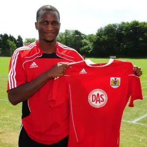 Bristol City FC Print - Kalifa Cisse Pre-Season Training