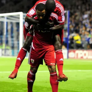 Bristol City FC: Nicky Maynard and Albert Adomah - Celebrating the Championship-Winning Goal Against Leicester City (August 11, 2011) Bristol City FC: Nicky Maynard and Albert Adomah - Celebrating the Championship-Winning Goal Against Leicester City (August 11, 2011)