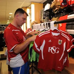 Bristol City FC: Open Day at Ashton Gate - Fans Unveil New Home Shirt in Npower Championship