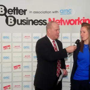 Bristol City FC: Paul Cheesley Interviews Woman Player Amidst the Action of Bristol City vs Sheffield Wednesday Match, April 2013
