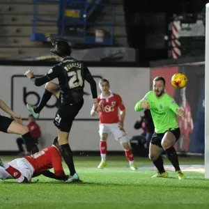 Bristol City FC Print - Kieran Agard Scores Game-Winning Goal Bristol City FC Print - Kieran Agard Scores Game-Winning Goal