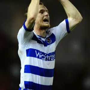 Bristol City FC: Reading's Alex Pearce Celebrates Championship Victory over Bristol City (27-09-2011) Bristol City FC: Reading's Alex Pearce Celebrates Championship Victory over Bristol City (27-09-2011)