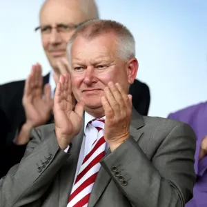 Bristol City FC: Steve Lansdown Cheers On His Team at Pirelli Stadium (Burton Albion vs. Bristol City, Sky Bet Championship) Bristol City FC: Steve Lansdown Cheers On His Team at Pirelli Stadium (Burton Albion vs. Bristol City, Sky Bet Championship)