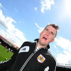 Bristol City FC: Stewart Dougall Analyzes at Ashton Gate during Louis Carey's Testimonial (Friendly vs. Bristol Rovers, 2012)