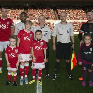 Bristol City FC vs Fulham: Mandatory Image of Bristol City Mascot at Ashton Gate, October 2015