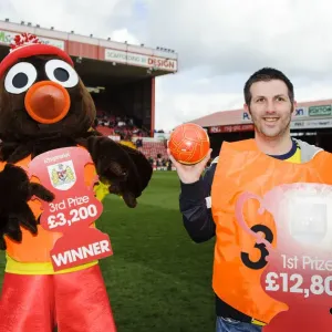 Bristol City FC: Winning Moment at Ashton Gate during Half Time (2013)