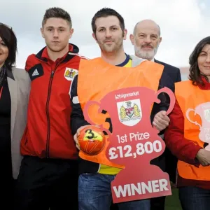 Bristol City FC: Winning Moment at Ashton Gate During Half Time (2013)